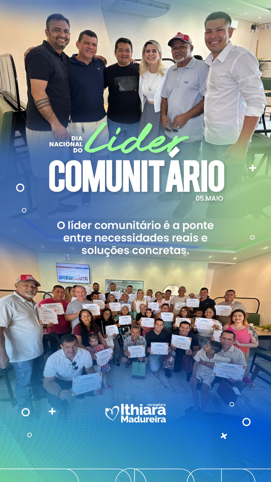 05 de Maio: Dia do Líder Comunitário!